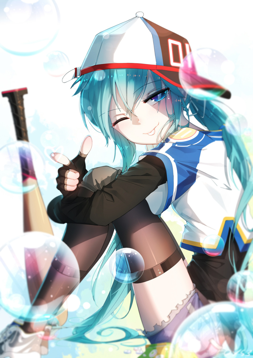 hatsune_miku sen_ya tagme thighhighs vocaloid