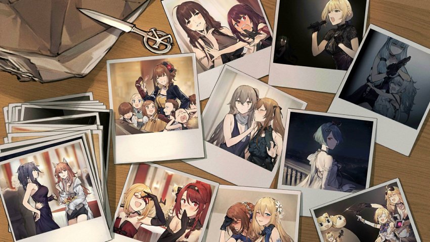 alternate_costume alternate_hairstyle angelina_(girls_frontline) animal_ears arm_around_shoulder arm_ribbon backless_dress backless_outfit bangs black_dress black_gloves black_hair blindfold blonde_hair blue_eyes blue_gloves blush bound braid breasts brown_eyes brown_hair bunny_ears cat_ears champagne_flute child choker cleavage closed_eyes closed_mouth colt_m1873_(girls_frontline) crossed_bangs cup dinergate_(girls_frontline) dress drinking_glass drooling drunk dsr-50_(girls_frontline) duoyuanjun elbow_gloves embarrassed evo_3_(girls_frontline) expressionless eyebrows_visible_through_hair eyewear_on_head finger_to_cheek flower food g11_(girls_frontline) girls_frontline glasses gloves glowing glowing_eyes grey_hair grizzly_mkv_(girls_frontline) gun hair_between_eyes hair_flower hair_ornament hair_tie hairband hairclip half-closed_eyes half_gloves hand_kiss hand_on_another's_mouth hand_on_own_chest hand_on_own_head hand_on_railing hand_to_own_mouth hand_up handgun highres hk416_(girls_frontline) holding holding_cup holding_gun holding_microphone holding_tray holding_weapon hug idw_(girls_frontline) jacket jewelry kiss large_breasts layered_dress long_hair looking_at_another looking_at_viewer low_ponytail m1903_springfield_(girls_frontline) m1918_bar_(girls_frontline) m950a_(girls_frontline) medium_breasts messy_hair microphone mosin-nagant_(girls_frontline) multi-tied_hair multiple_girls necklace o-ring o-ring_choker official_art open_mouth outstretched_hand parted_lips persica_(girls_frontline) photo_(object) pistol purple_dress railing red_eyes red_hair ribbon scar scar_across_eye scarf see-through shaded_face shawl short_hair side_braid sidelocks sleeping sleeveless sleeveless_dress small_breasts smile sparkle spinning sr-3mp_(girls_frontline) strapless strapless_dress sunglasses tray twintails ump45_(girls_frontline) ump9_(girls_frontline) very_long_hair vz.61_(girls_frontline) wa2000_(girls_frontline) weapon welrod_mk2_(girls_frontline) white_dress white_gloves wrist_straps yellow_dress yellow_eyes yuri zas_m21_(girls_frontline)