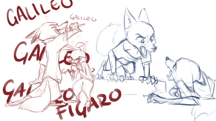 2018 all_fours anthro barefoot bohemian_rhapsody canine clothed clothing dipstick_ears disney drunk english_text eyewear fangs female fox furgonomics glasses gloves_(marking) group holding_microphone holding_object ittybittykittytittys lagomorph male mammal markings microphone multiple_images nick_wilde open_mouth rabbit simple_background singing skye_(zootopia) socks_(marking) standing tail_clothing text violet_hopps_(zootopia) white_background zootopia