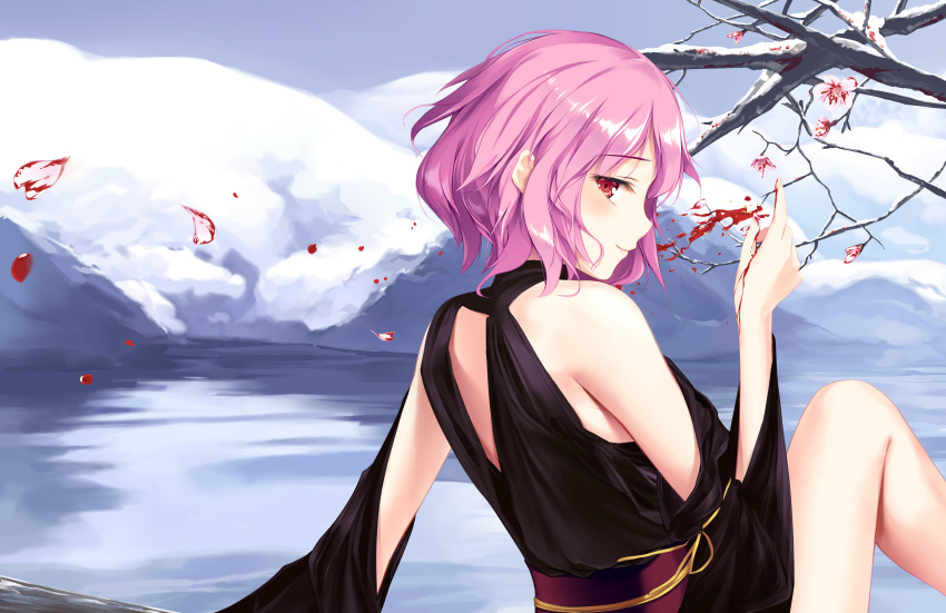 fallen_heaven saigyouji_yuyuko tagme touhou