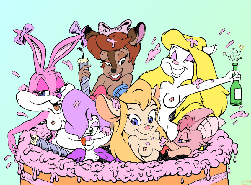 animaniacs babs_bunny bonkers chip_'n_dale_rescue_rangers fawn_deer fifi_le_fume foxglove gadget_hackwrench minerva_mink tiny_toon_adventures