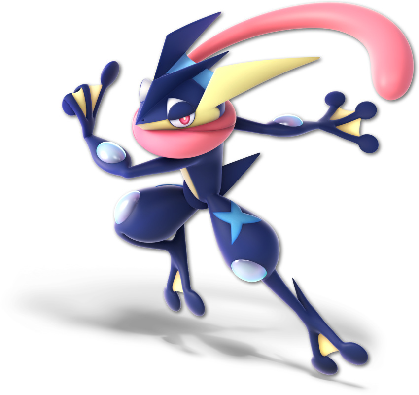 ambiguous_gender greninja nintendo official_art pok&eacute;mon pok&eacute;mon_(species) solo super_smash_bros super_smash_bros._ultimate video_games