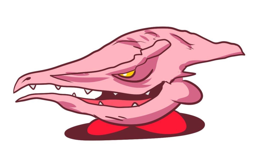 alien crossover dragon ianballa kirby kirby_(series) male metroid nintendo nude open_mouth ridley sharp_teeth simple_background smile solo space_pirate standing super_smash_bros super_smash_bros._ultimate teeth tongue transformation video_games what_has_science_done white_background yellow_eyes