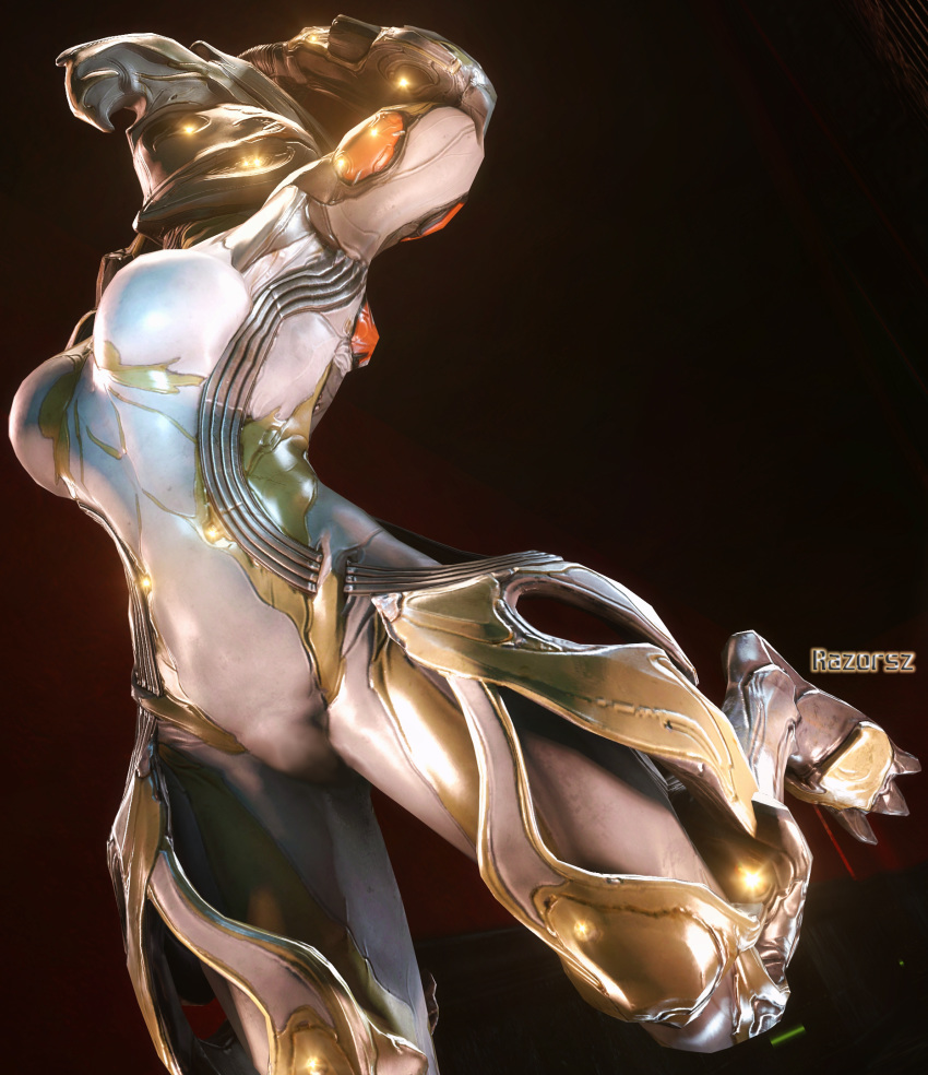 2018 3d_(artwork) breasts close-up digital_media_(artwork) ember_(warframe) female glowing hi_res patterns razorsz source_filmmaker suggestive_posing video_games warframe