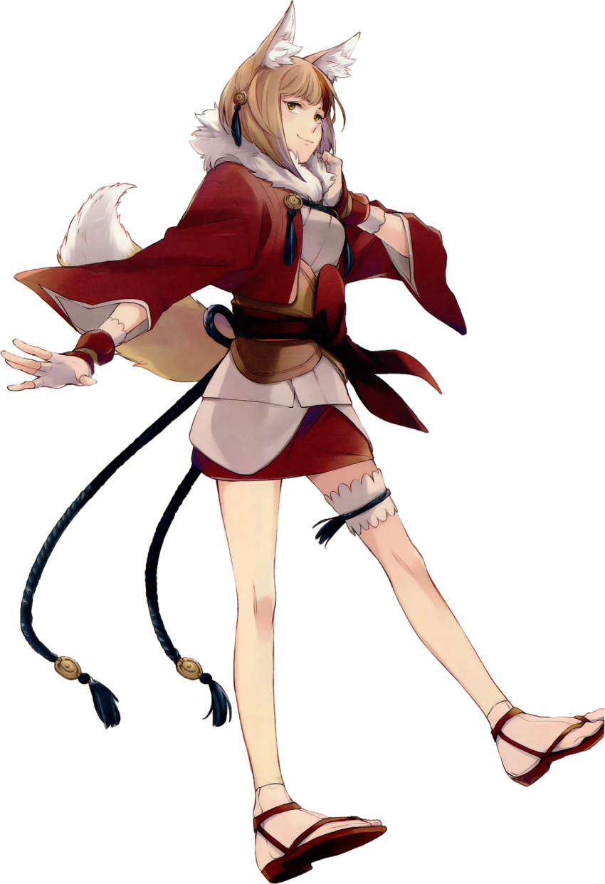 alpha_channel animal_humanoid brown_eyes canine clothed clothing female fire_emblem fox_humanoid hi_res humanoid mammal nintendo selkie smile solo unknown_artist video_games