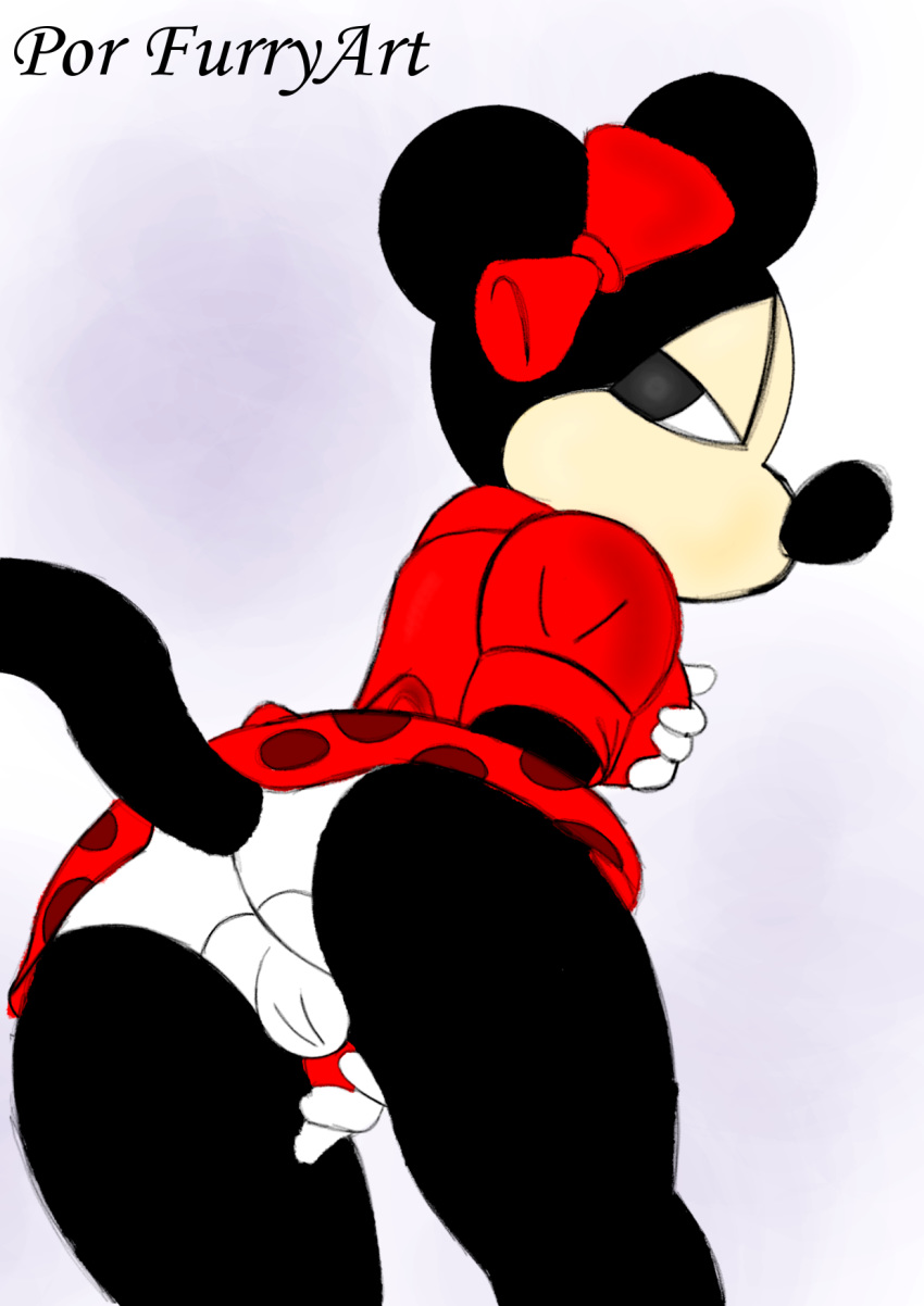 camel_toe clothing disney female mammal miniskirt minnie_mouse mouse panties por_furryart rodent skirt underwear upskirt