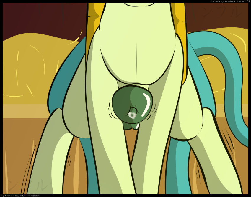 2018 animal_genitalia animal_penis avian backsack balls comic cum digital_media_(artwork) earth_pony equine equine_penis erection flash_draw friendship_is_magic gallus_(mlp) green_balls green_penis gryphon horse male male/male male_penetrating mammal my_little_pony orgasm penetration penis pony precum sandbar_(mlp) sex standing text