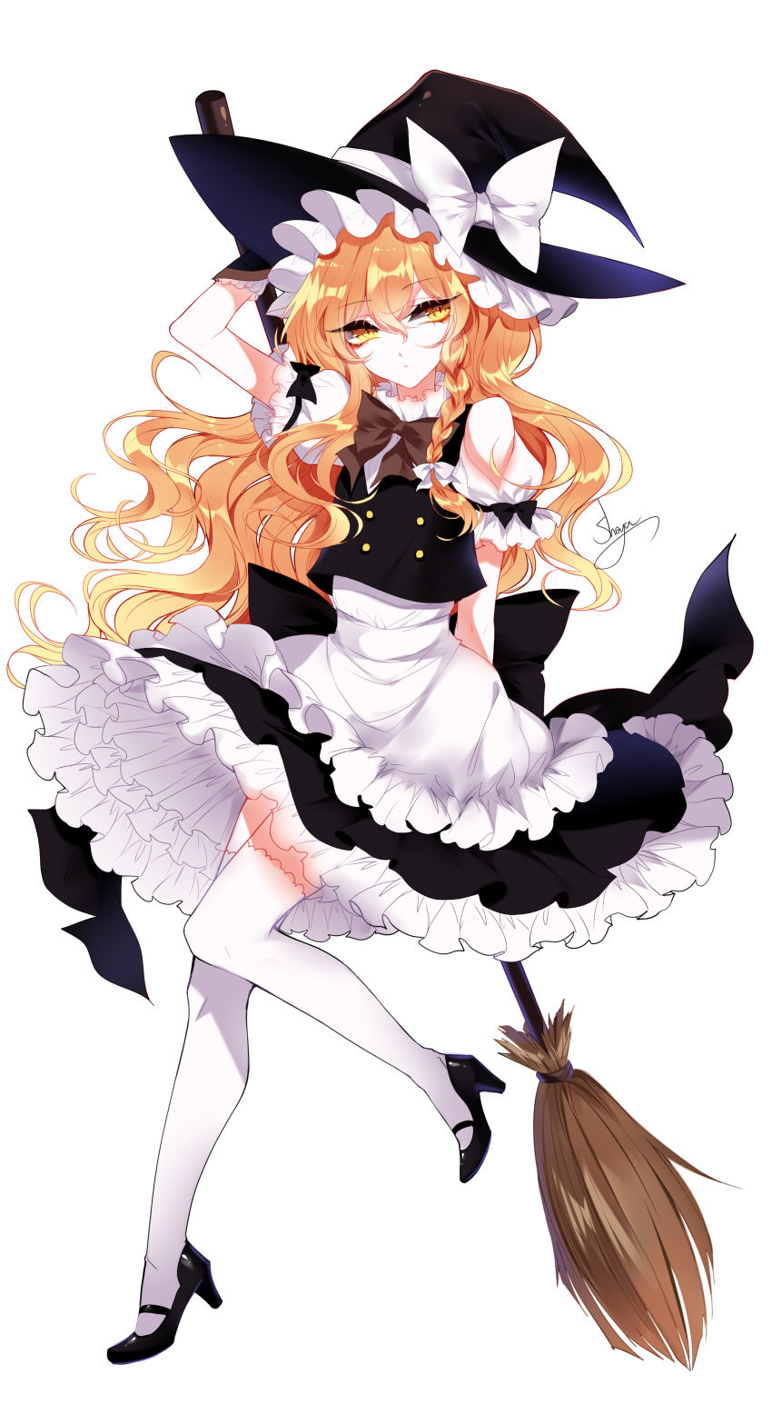 heels kirisame_marisa sheya thighhighs touhou witch