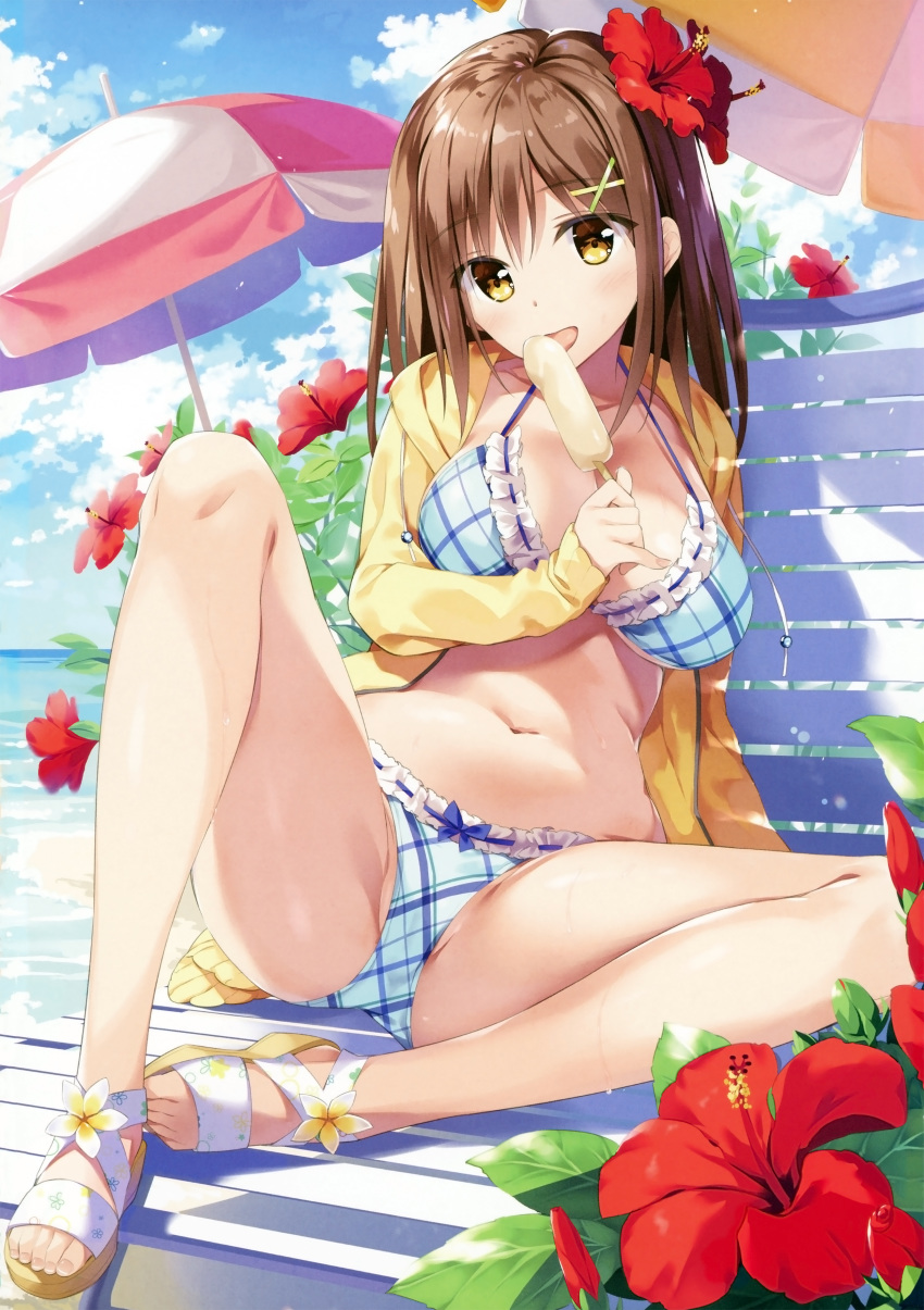 feet open_shirt oryou swimsuits tagme