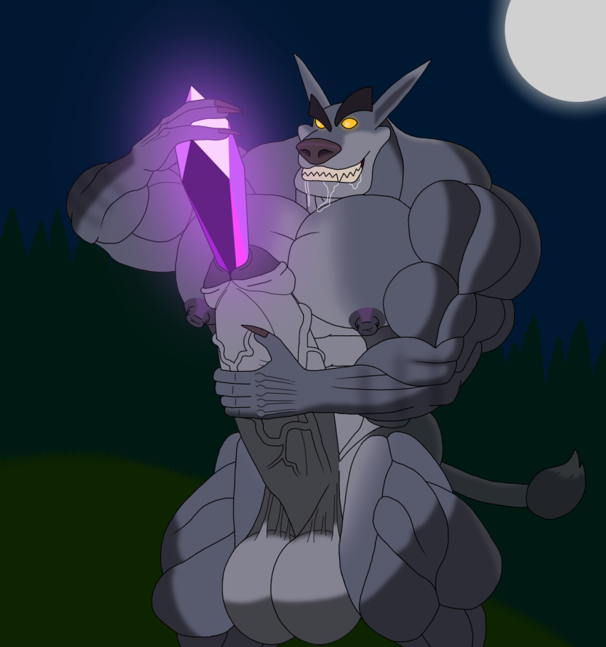activision anthro balls biceps big_penis black_nipples bodily_fluids canid canine claws cock_vore crash_bandicoot_(series) crash_team_racing_nitro-fueled crystal drool_on_chest drool_on_chin drooling erect_nipples erection eyebrows forest forest_background full_moon genitals glowing glowing_eyes halloween halloween_2021 hand_on_own_penis hand_on_penis hi_res holidays huge_penis hyper hyper_genitalia hyper_penis male mammal moon muscular muscular_anthro muscular_male muscular_thighs mythological_canine mythological_creature mythology nature nature_background night nipples object_vore pecs penetration penile penis plant purple_claws saggy_balls saliva secromon sharp_teeth smile solo tail teeth thick_eyebrows tiny_tiger tree urethral urethral_penetration vein veiny_penis vore were werecanid werecanine werewolf yellow_eyes