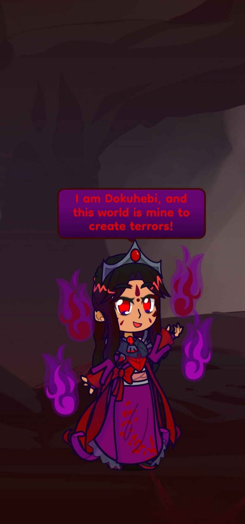 absurdres ash_ketchum black_hair demon_girl feminization fire genderswap highres non-web_source pokemon pokemon_(anime) possessed smile