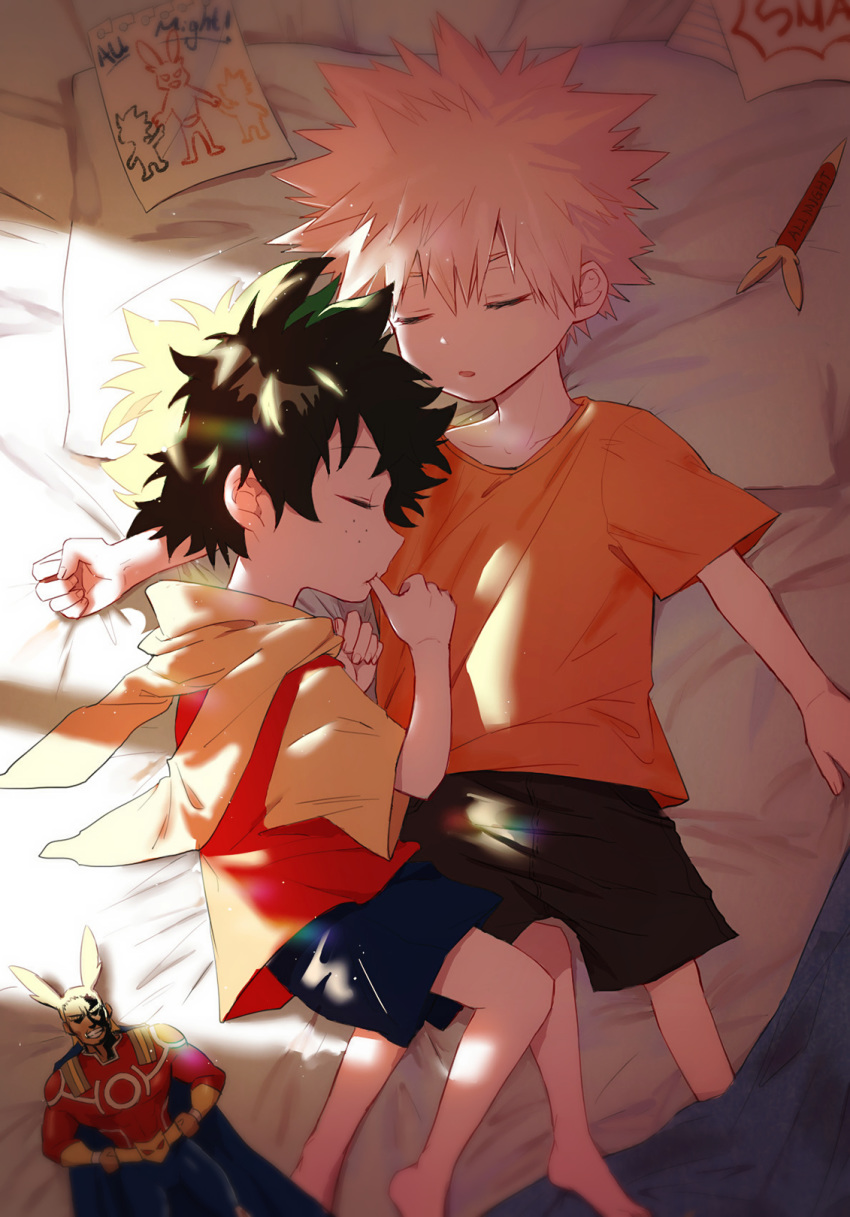 bakugou_katsuki boku_no_hero_academia feet liyuchen1126 male midoriya_izuku