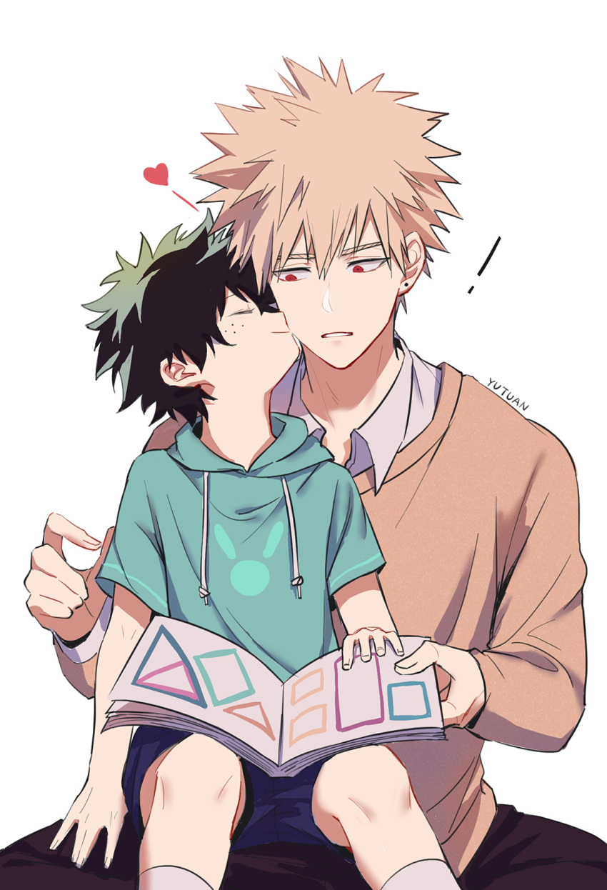 bakugou_katsuki boku_no_hero_academia liyuchen1126 male midoriya_izuku yaoi