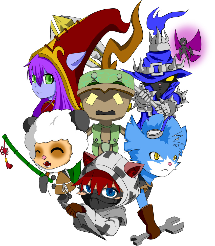 2013 kennen_(lol) league_of_legends riot_games simple_background tagme teemo_(lol) veigar video_games white_background 超級小守鶴