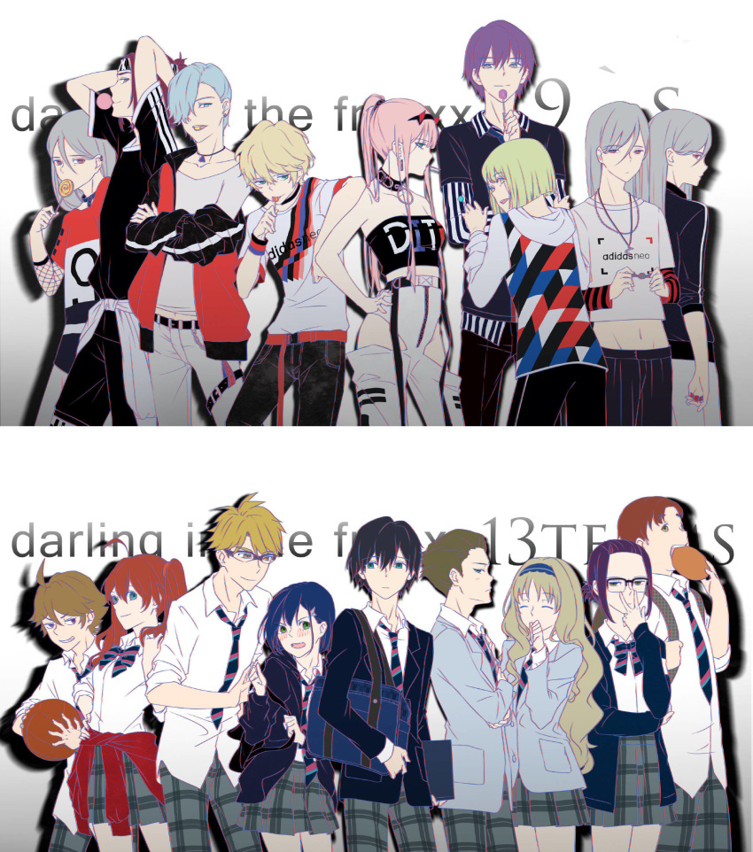 darling_in_the_franxx futoshi_(darling_in_the_franxx) gorou_(darling_in_the_franxx) hiro_(darling_in_the_franxx) horns ichigo_(darling_in_the_franxx) ikuno_(darling_in_the_franxx) kokoro_(darling_in_the_franxx) megane miku_(darling_in_the_franxx) mitsuru_(darling_in_the_franxx) nine_alpha seifuku tagme zero_two_(darling_in_the_franxx) zorome_(darling_in_the_franxx)