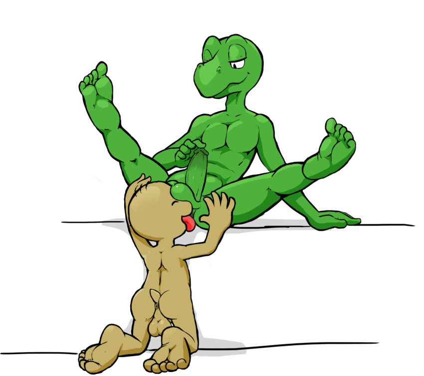 anal anthro anthro_on_anthro anus backsack balls brown_skin butt corky_turtle duo erection green_skin humanoid_penis male male/male naked_turtle nude oral penis redemption3445 reptile rimming scalie sex suzy's_zoo the_turtle_beach_bar turtle