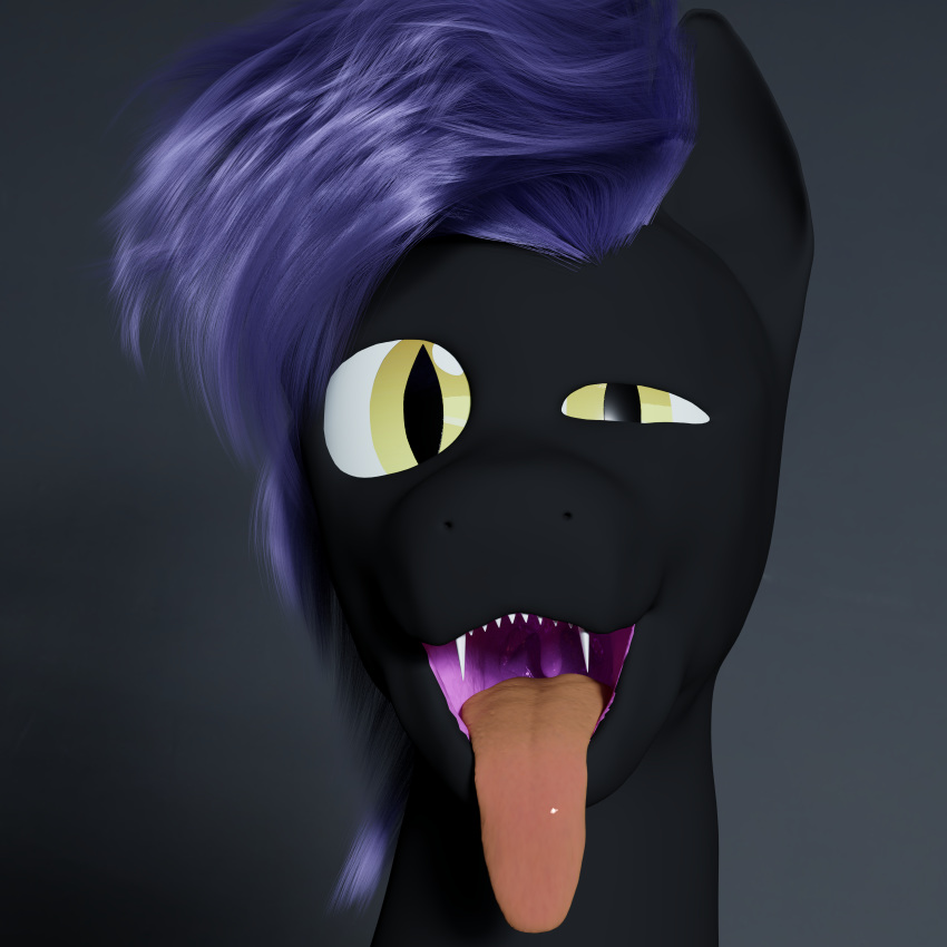 2018 digital_media_(artwork) equine fan_character foxidro hair hi_res horse looking_at_viewer male mammal mouth_shot my_little_pony pony simple_background tongue uvula