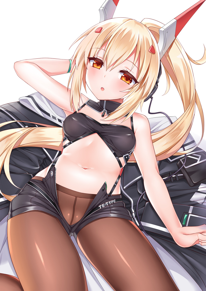 ayanami_(azur_lane) azur_lane erect_nipples nekomicha pantyhose