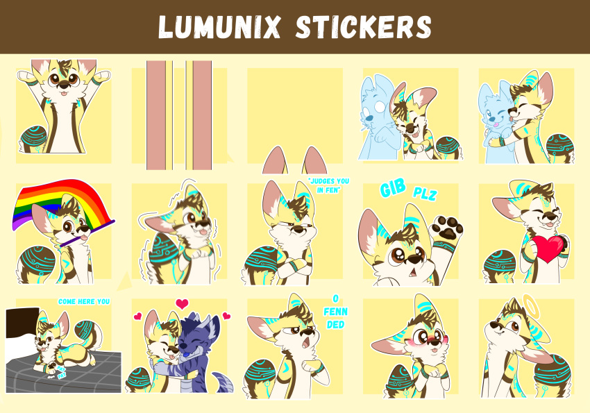 canine lumunix mammal pack pulex sticker sticker_pack stickerpack telegram telegram_stickers