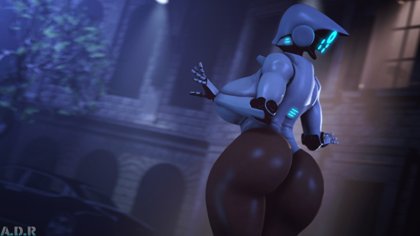 2018 3d_(artwork) adriandustred android big_breasts breasts butt clothed clothing digital_media_(artwork) female glowing haydee hi_res humanoid machine not_furry robot solo source_filmmaker tagme video_games