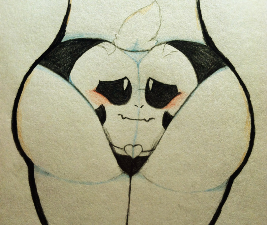 animate_inanimate asriel_dreemurr blush boss_monster butt butt_shot caprine clothing goat inanimate_transformation male mammal panties pixel_star simple_background transformation undertale underwear video_games white_background