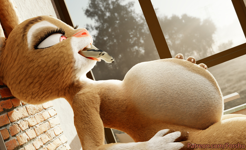 2021 3d_(artwork) 4_fingers abdominal_bulge almost_fully_inside ambiguous_gender anthro anthro_pred belly big_belly buckteeth claws countershade_torso countershading detailed detailed_background digital_media_(artwork) disney duo ellie_(forshu) eyebrows eyelashes faceless_ambiguous faceless_character fan_character featureless_chest feet female female/ambiguous female_pred fingers flat_chested forshu fur hand_on_stomach head_first in_mouth inside lagomorph larger_female larger_pred leporid looking_at_belly looking_down mammal multicolored_body multicolored_fur open_mouth oral_vore paws photo_background photography_(artwork) pink_nose rabbit reclining red_eyes side_view size_difference smaller_prey swallowing tan_body tan_fur teeth text tongue tongue_out url vore watermark white_body white_claws white_fur widescreen zootopia