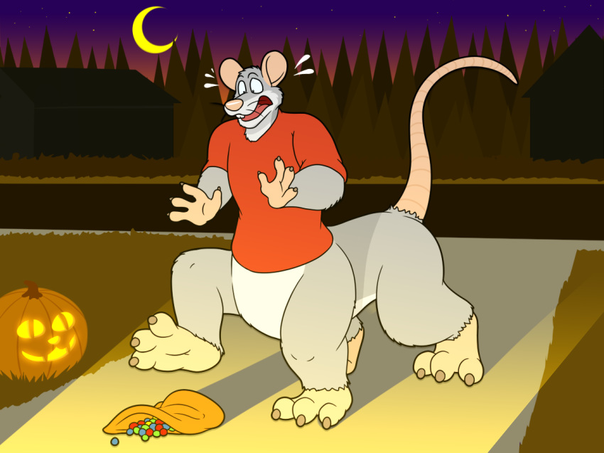 forced_transformation halloween holidays kitsunekit mammal mouse rodent surprise taur tyvulpine