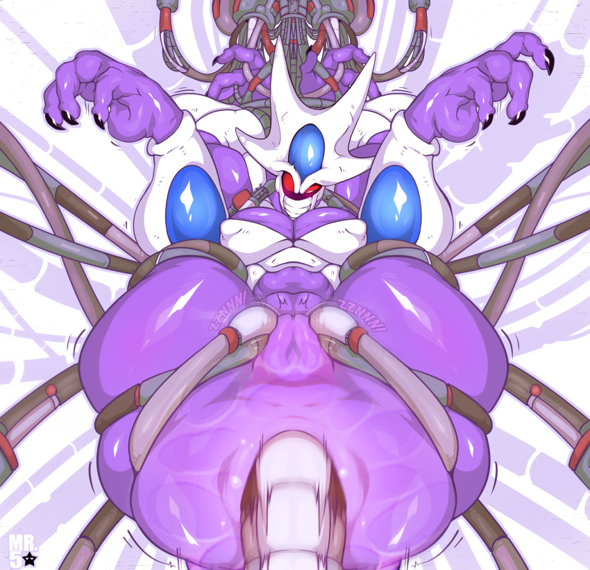 alien bdsm big_pecs bondage bound cooler_(dbz) dragon_ball dragon_ball_z female humanoid nipple_bulge not_furry pecs solo