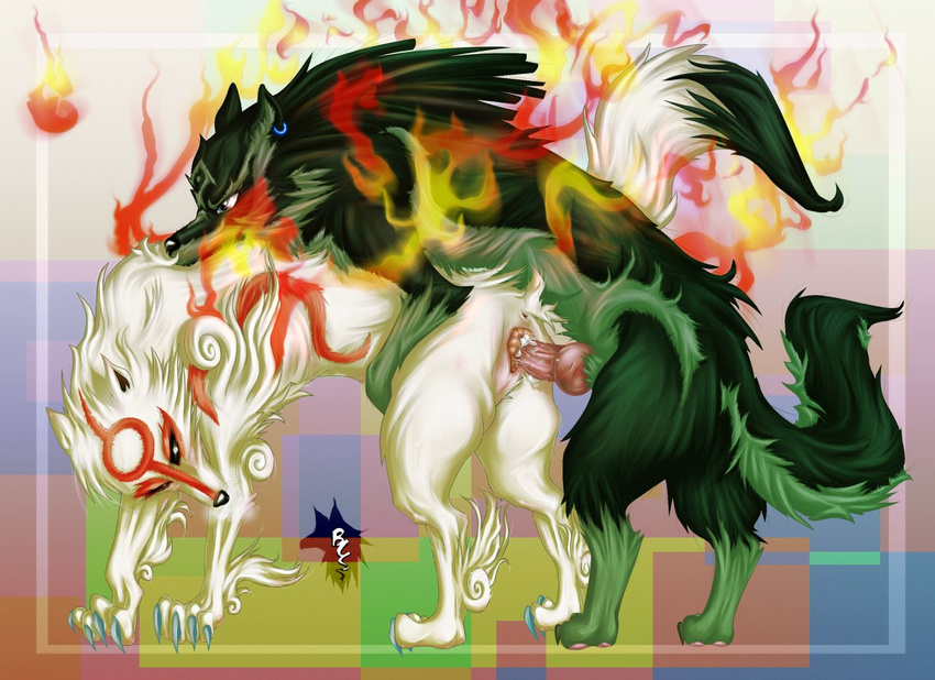 amaterasu bcs legend_of_zelda okami twilight_princess wolf_link