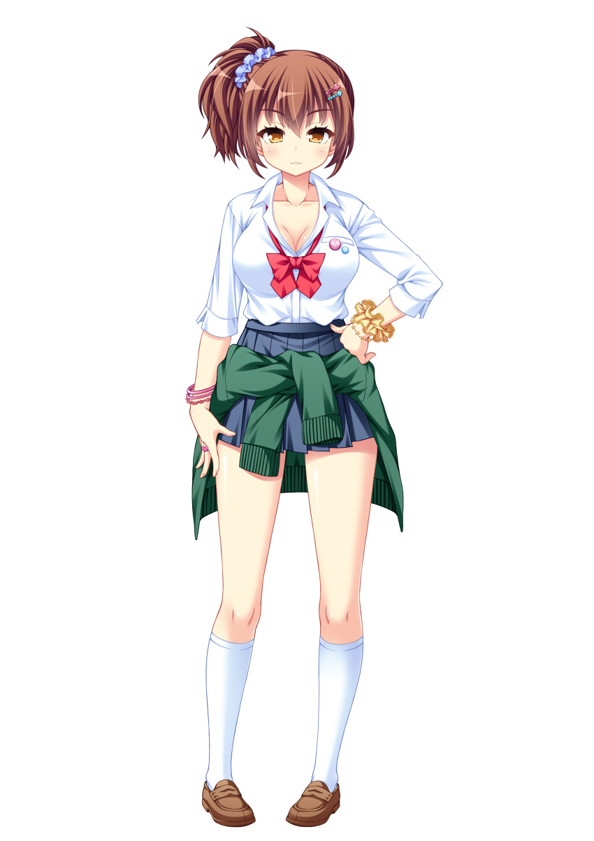 cleavage nebu_gal_~jk_gal_wo_neburi_tsukushite_kareshi_bare_"oji-san_igai_mou_iranee_kara"~ sakuradog sasahiro seifuku sweater transparent_png