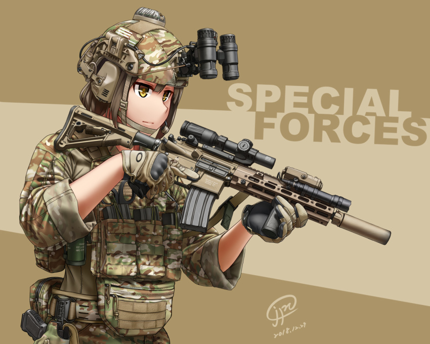 1girl assault assault_rifle gun h&amp;k_hk416 highres jpc original rifle weapon