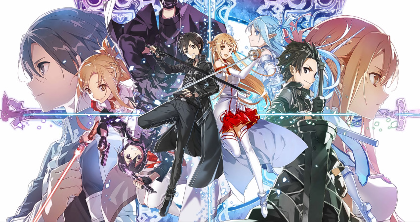 abec alfheim_online asuna_(sword_art_online) gun_gale_online kirito sword_art_online