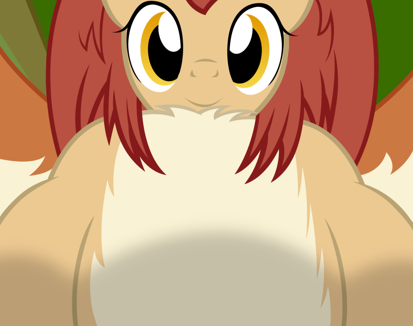 2019 absurd_res amber_eyes badumsquish canella_(oc) fan_character felid first_person_view fluffy hi_res looking_at_viewer mammal my_little_pony mythology solo sphinx wings