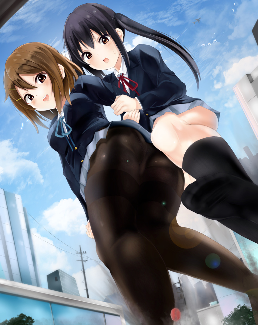 alicemagic hirasawa_yui k-on! nakano_azusa seifuku