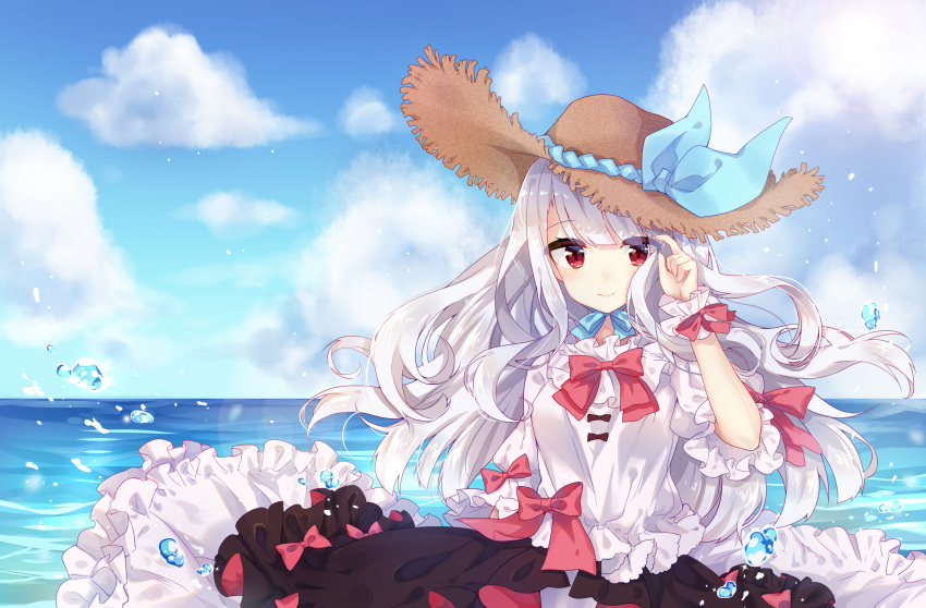 azur_lane dress erebus_(azur_lane) rl_ka_qui wet