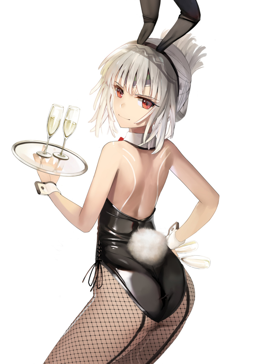 animal_ears attila_(fate/grand_order) bunny_ears bunny_girl fate/grand_order fishnets tagme