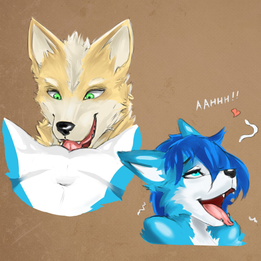 &lt;3 1:1 2019 black_nose blue_fur blue_hair canid canine cunnilingus female fox fox_mccloud fur hair hi_res juiceps krystal licking looking_pleasured love male male/female mammal multicolored_fur nintendo nude open_mouth oral romantic_couple sex sketch smile star_fox tongue tongue_out vaginal video_games white_fur yellow_fur