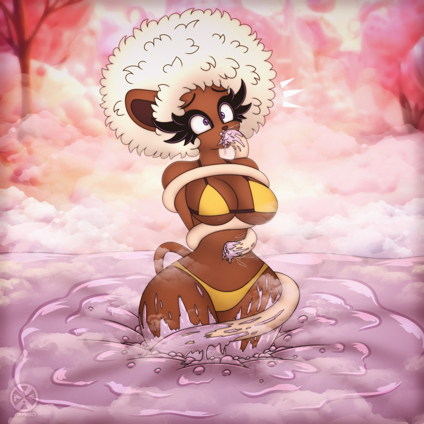 absurd_res afro anthro bikini bimbo_anthro bimbofication bimbofied bra clothing cross-eyed eyelash_fetish eyelashes felid fellatio female hair hi_res katia_(colty8) lion long_eyelashes mammal mud navel navel_fetish navel_penetration oral pantherine panties penetration penile peril questionable_consent quicksand sex sinking solo solo_focus steam stuck swimwear tentacle_in_navel tentacle_penetration tentacles thick_eyelashes underwear vrabo white_hair yellow_bikini yellow_bra yellow_clothing yellow_panties yellow_swimwear yellow_underwear