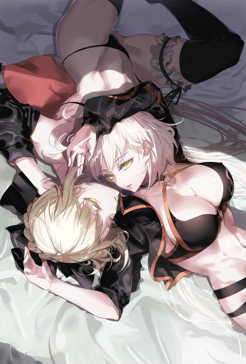 cleavage fate/grand_order jeanne_d'arc jeanne_d'arc_(alter)_(fate) saber saber_alter tsurukame