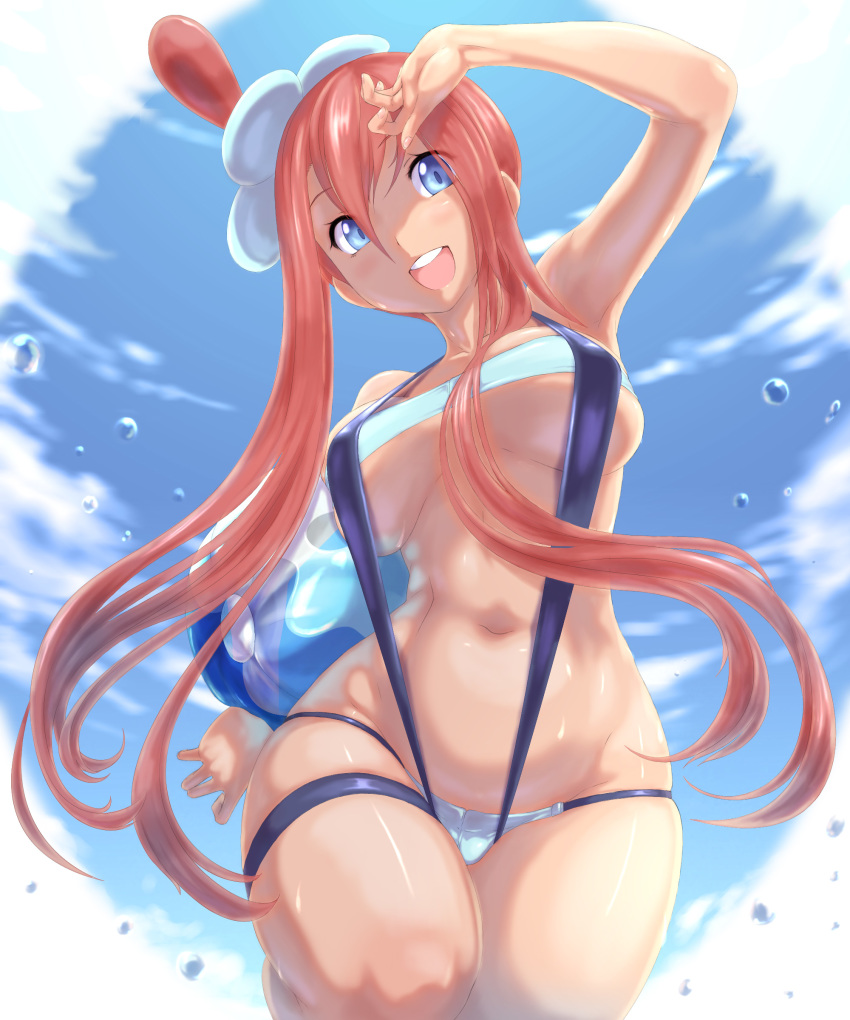 bikini fuuro_(pokemon) kous_(onetwojustice) pokemon_black_and_white swimsuits