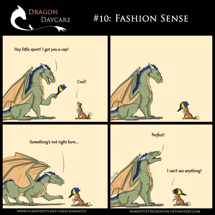 1:1 acaedus canid canine canis comic dragon feral hi_res humor male mammal rimentus scalie size_difference walnut_(character) western_dragon wolf