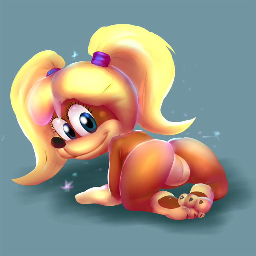 1:1 2019 banjo-kazooie blonde_hair butt cub female freeflyspecter hair hi_res nude pigtails rareware tooty video_games young