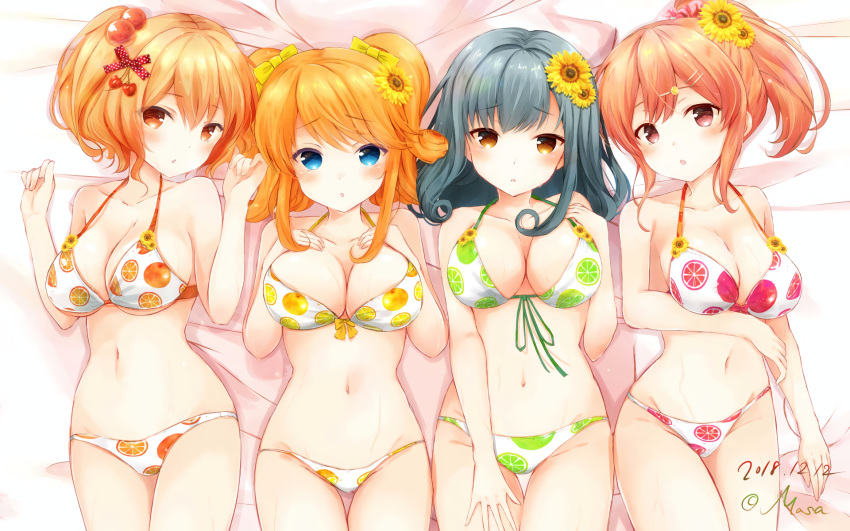 bikini girlfriend_(kari) masa_(mirage77) sagara_emi sakurai_akane_(girlfriend) shinomiya_risa swimsuit tomura_michiru