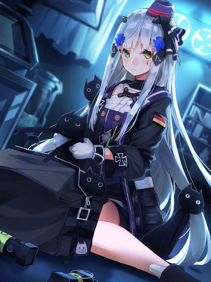 girls_frontline hk416_(girls_frontline) pot-palm tagme