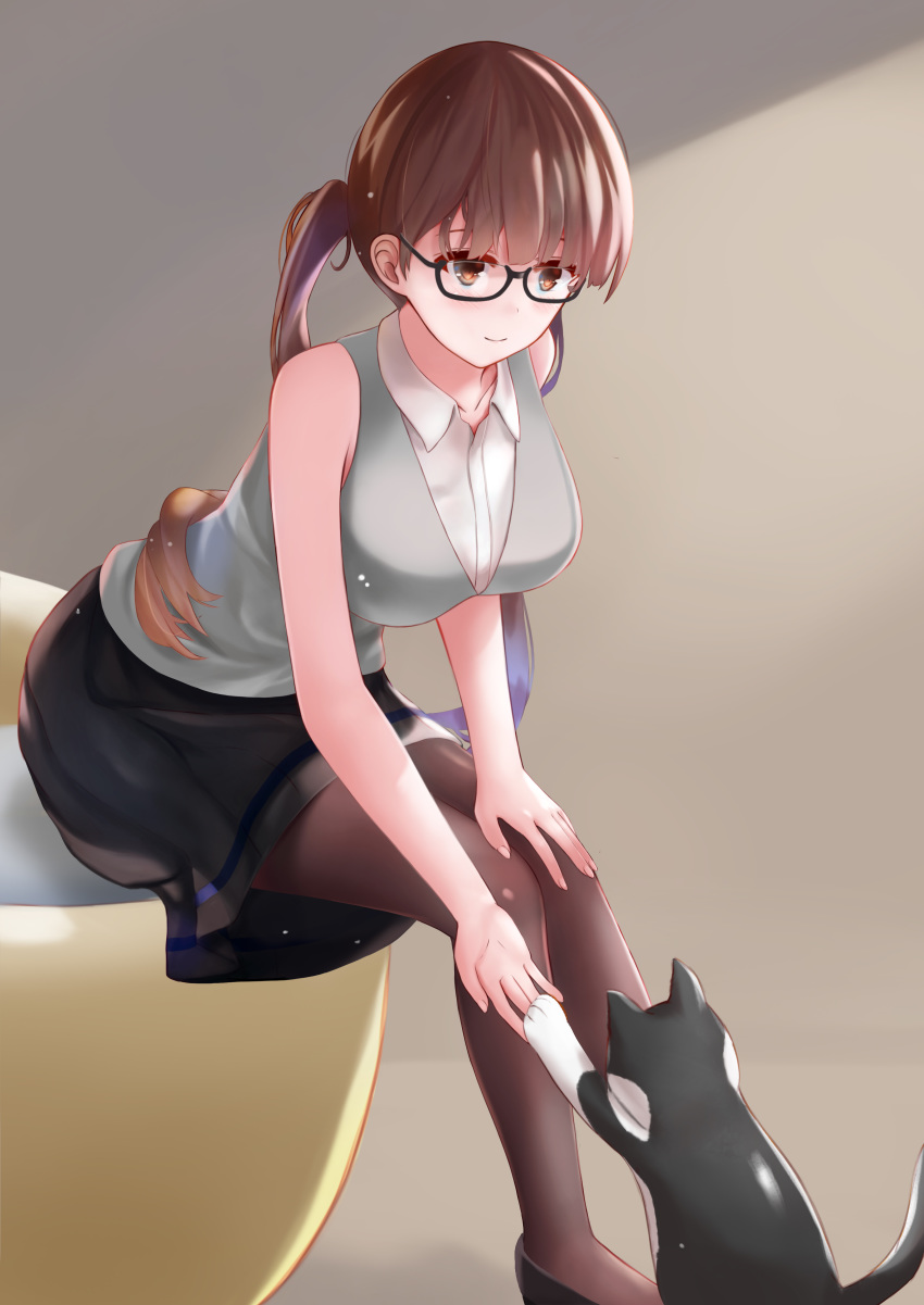 kuki megane neko pantyhose tagme