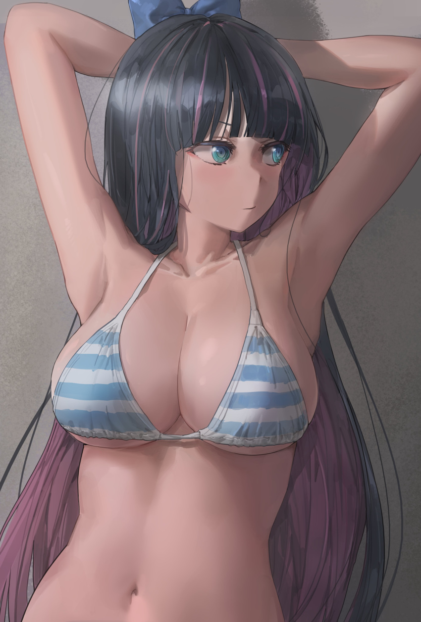 bikini_top panty_&amp;_stocking_with_garterbelt stocking swimsuits yohan1754