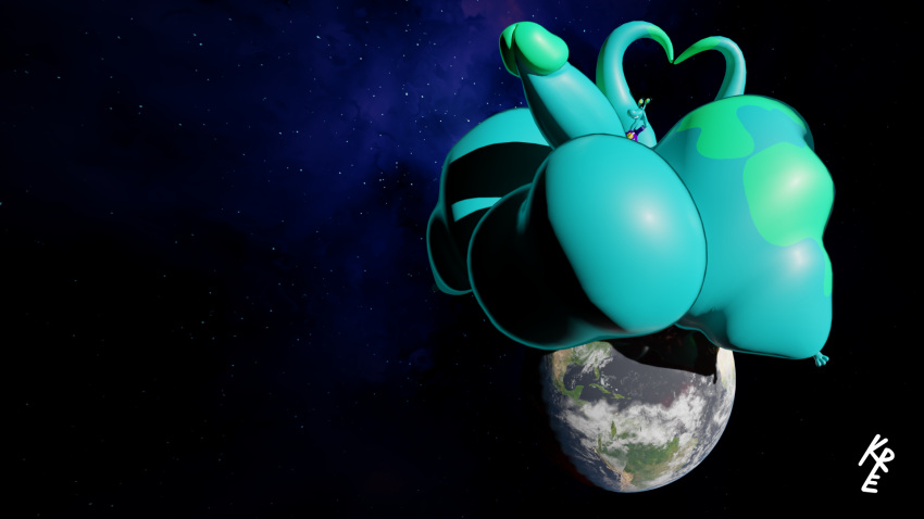 16:9 2_tails 3_toes 3d_(artwork) alien alien_humanoid animal_humanoid anthro balls big_balls big_butt big_penis biped bottom_heavy bottomless butt clothed clothing cosmic_background digital_media_(artwork) earth embarrassed erection eyebrows eyestalks feet fingers floating_eyebrows gastropod gastropod_humanoid genitals gesture giga green_eyes green_markings hand_behind_head heart_gesture hi_res hoodie hoodie_only huge_balls huge_butt huge_hips huge_penis huge_thighs humanoid hyper hyper_balls hyper_butt hyper_genitalia hyper_penis kuiperkyper kyper_veldyn_(kuiperkyper) long_neck looking_away macro macro_focus male markings mollusk mollusk_humanoid multi_tail penis planet raised_eyebrows sitting_on_planet smile solo space tail tail_gesture teal_body terra_macro thick_thighs toes topwear topwear_only wide_hips widescreen yellow_sclera