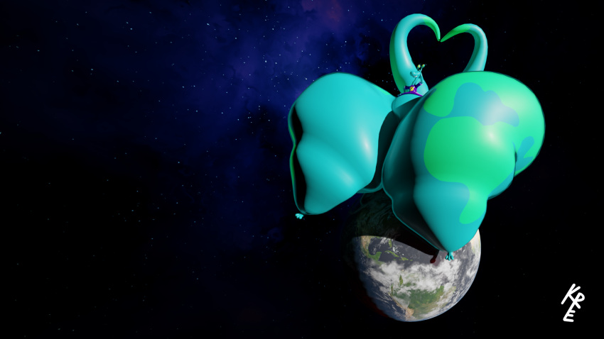 16:9 2_tails 3_toes 3d_(artwork) 4_fingers alien alien_humanoid ambiguous_gender animal_humanoid anthro big_butt biped bottom_heavy bottomless butt clothed clothing cosmic_background digital_media_(artwork) earth embarrassed eyebrows eyestalks feet fingers floating_eyebrows gastropod gastropod_humanoid gesture giga green_eyes green_markings hand_behind_head hand_on_hip heart_gesture hi_res hoodie hoodie_only huge_butt huge_hips huge_thighs humanoid hyper hyper_butt kuiperkyper kyper_veldyn_(kuiperkyper) long_neck looking_away macro macro_focus markings mollusk mollusk_humanoid multi_tail planet raised_eyebrows sitting_on_planet smile solo space tail tail_gesture teal_body terra_macro thick_thighs toes topwear topwear_only wide_hips widescreen yellow_sclera