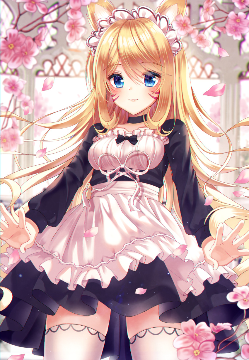 animal_ears artist_revision ecu8080 maid thighhighs