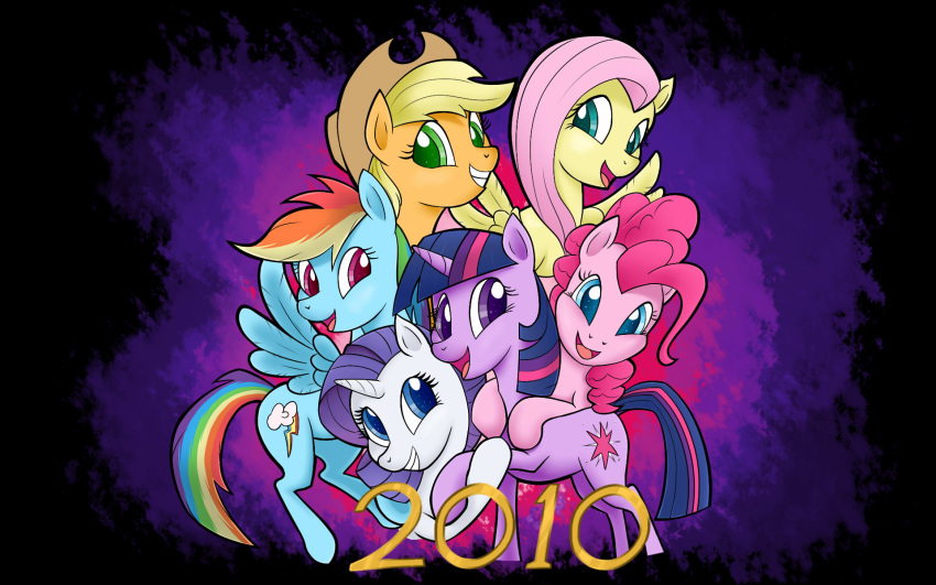 16:10 applejack_(mlp) earth_pony equid equine feral fluttershy_(mlp) friendship_is_magic group hi_res horn horse magnificent-arsehole mammal my_little_pony pinkie_pie_(mlp) pony pterippus rainbow_dash_(mlp) rarity_(mlp) twilight_sparkle_(mlp) unicorn wings